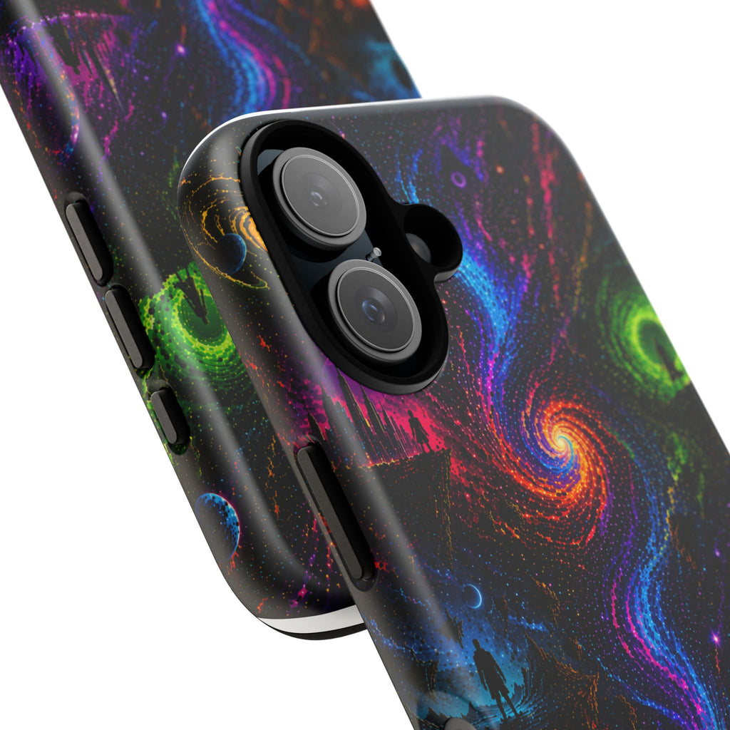 Cosmic Journey Phone Case — Psychedelic Galaxy Protective Tough Case