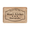 Engraved "Mom's Kitchen" Wooden Cutting Board