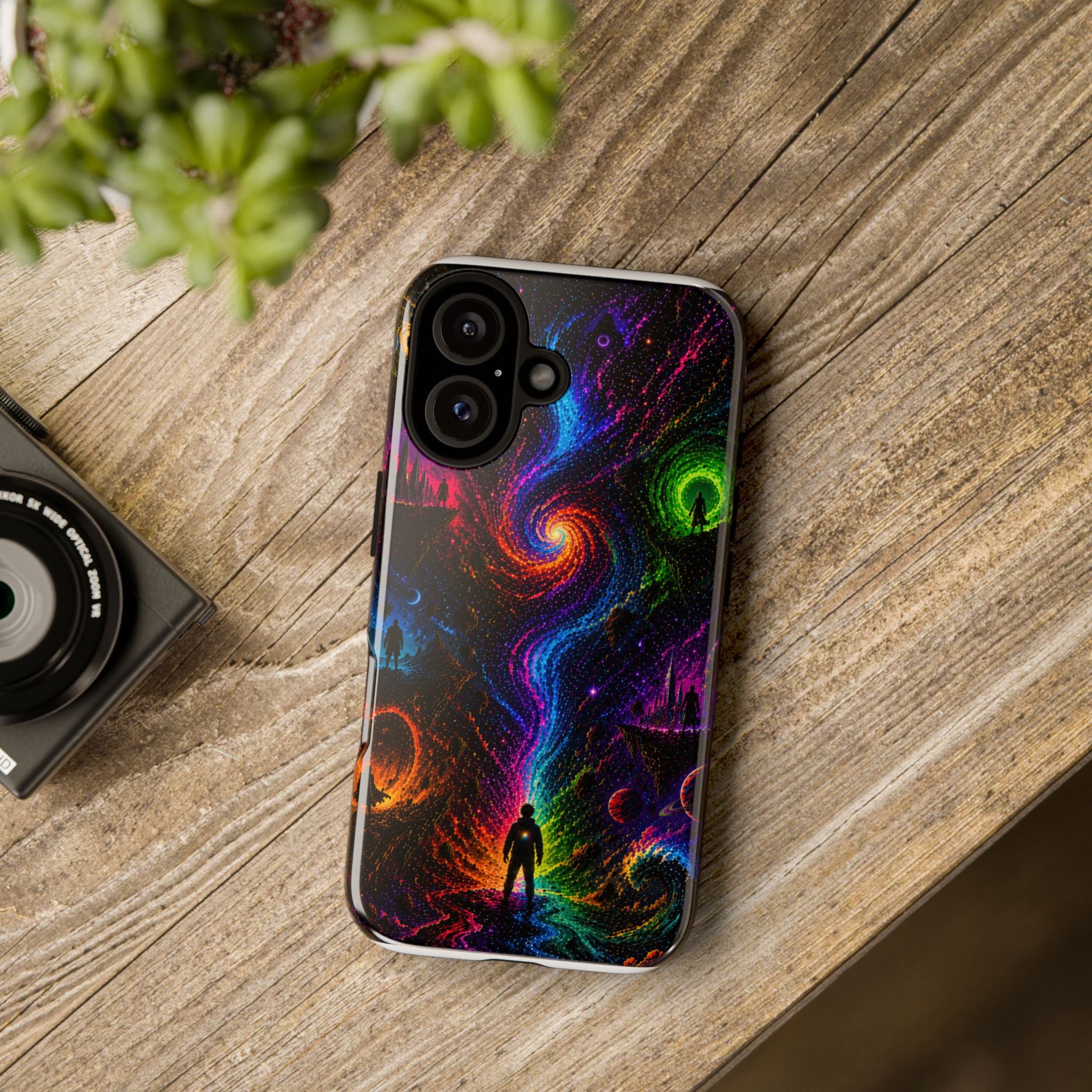 Cosmic Journey Phone Case — Psychedelic Galaxy Protective Tough Case