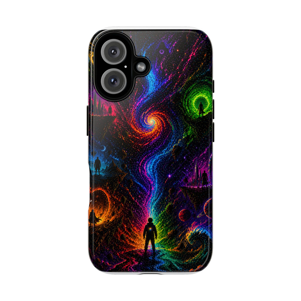 Cosmic Journey Phone Case — Psychedelic Galaxy Protective Tough Case