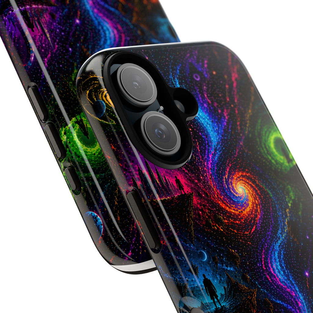 Cosmic Journey Phone Case — Psychedelic Galaxy Protective Tough Case