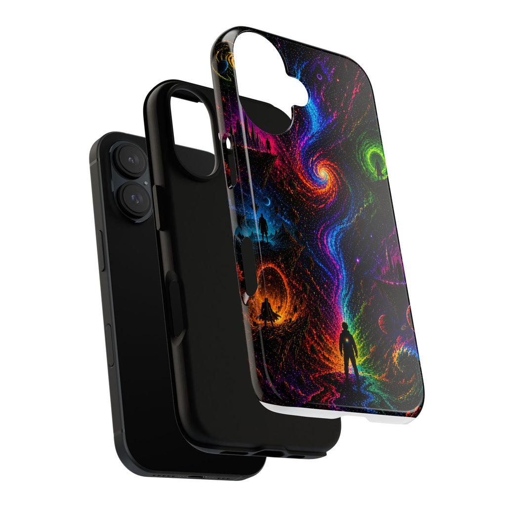 Cosmic Journey Phone Case — Psychedelic Galaxy Protective Tough Case
