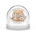 Mama Snow Globe – "Made With Love, Fueled by Coffee" Decorative Gift